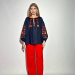 Вишиванка синя Даніела