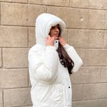 Premium quality winter white jacket