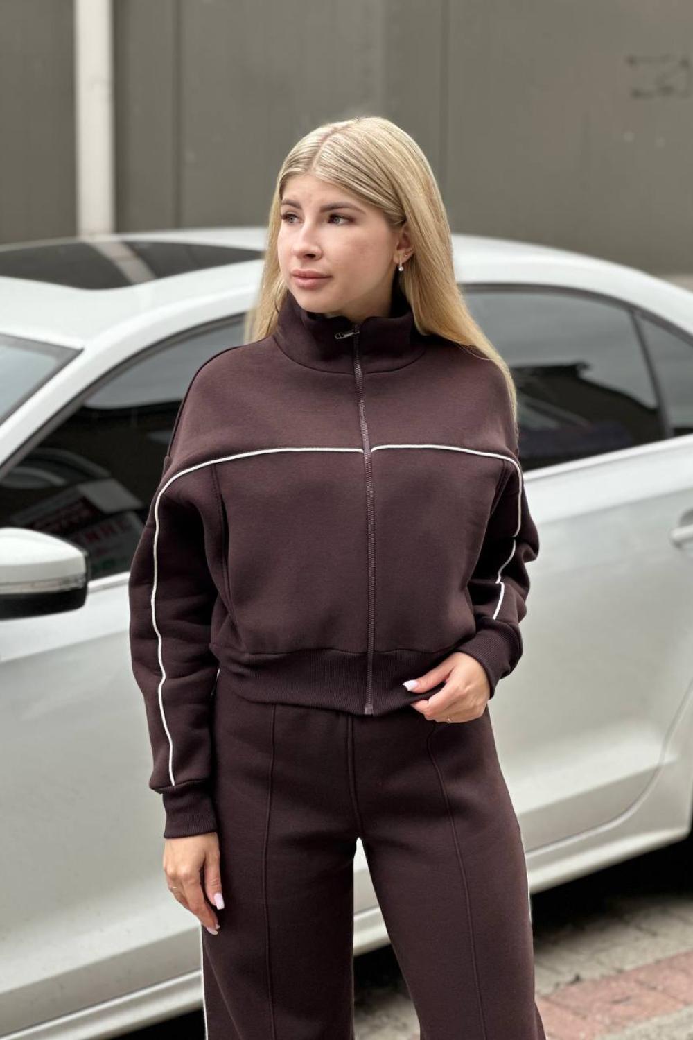 Black fleece tracksuit