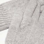Women's gloves gray Z-RE-3901 MOODO