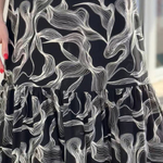 Black summer maxi dress