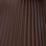 Chocolate pleated skirt