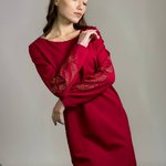 Red dress L-30 Lesia Ukrainka
