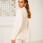 Women's cream suit 552_cream