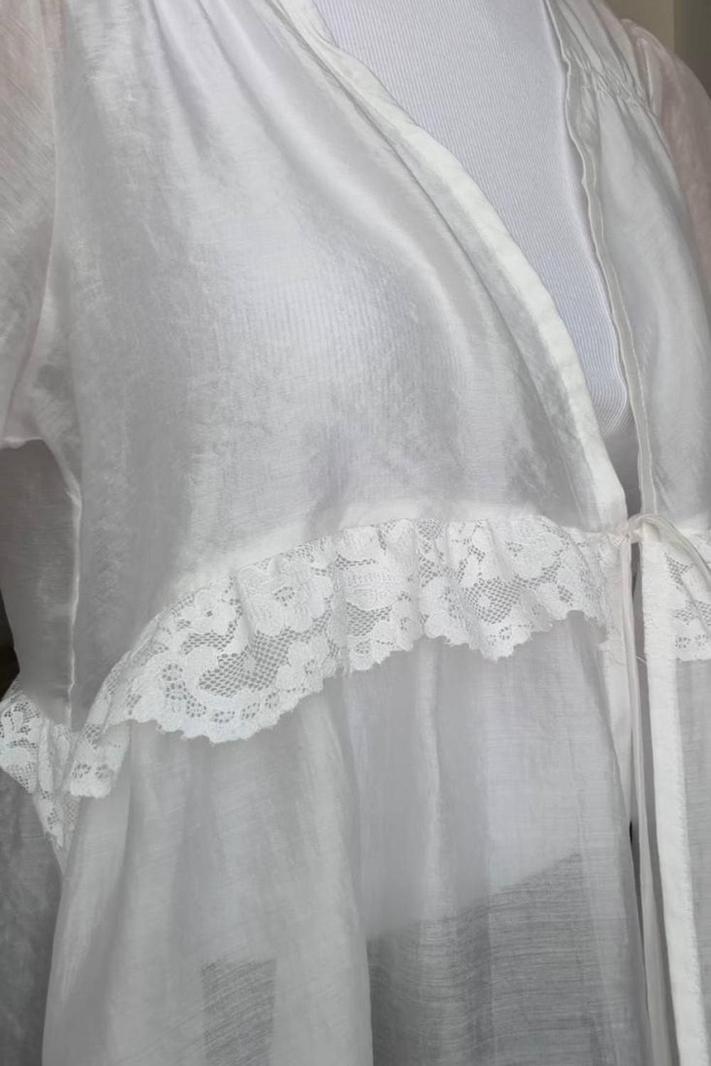 White semi-transparent blouse mihos_tancel_white