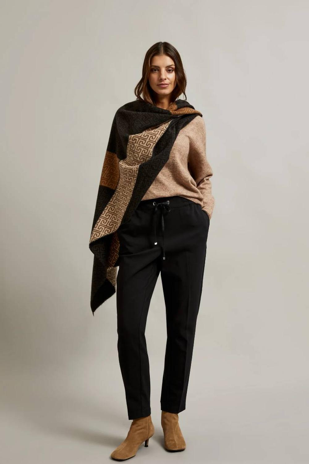 A brown scarf