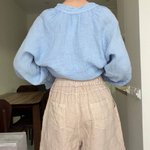 Capuccino linen shorts capuccino_lisans