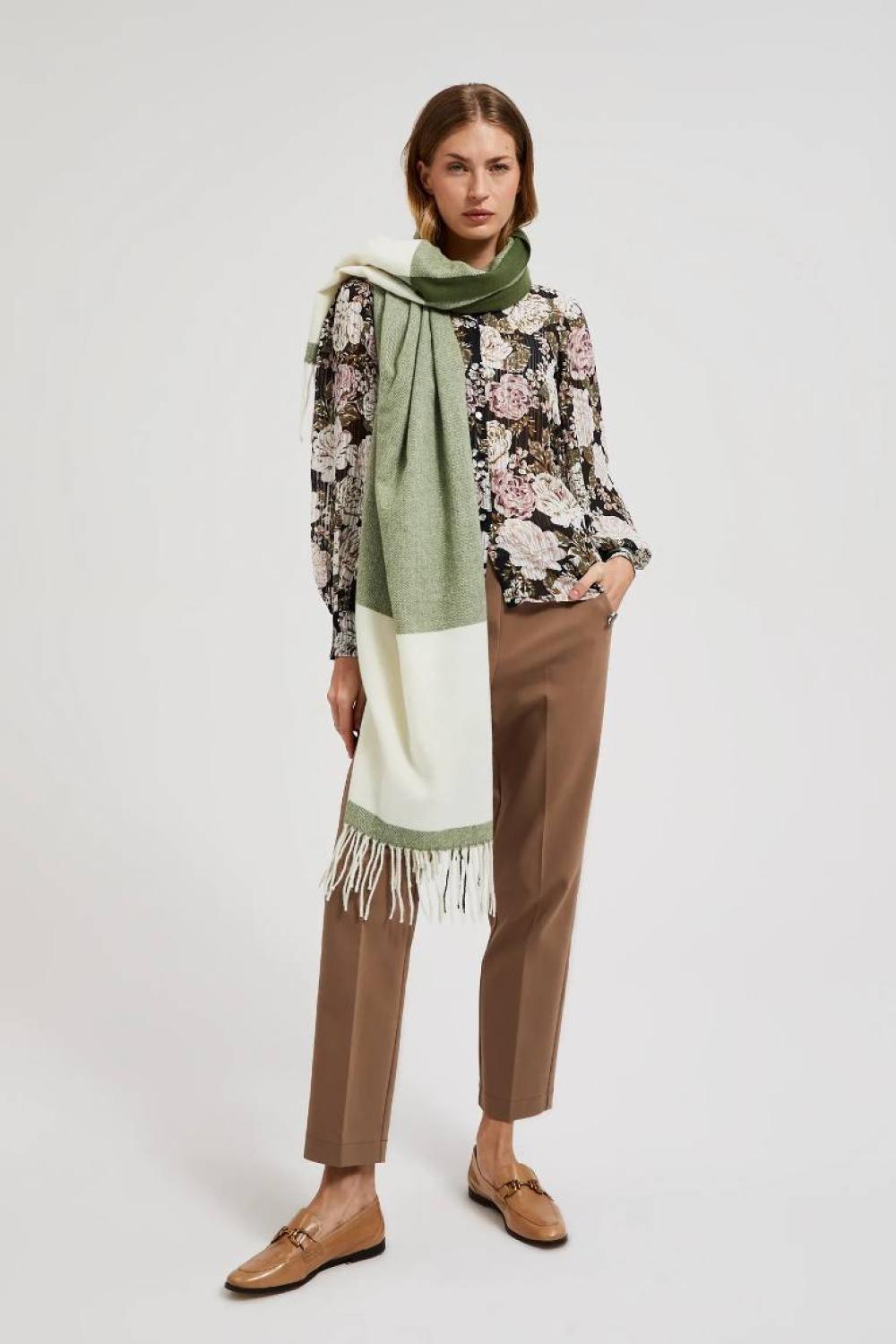 A olive scarf