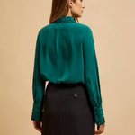 Green blouse