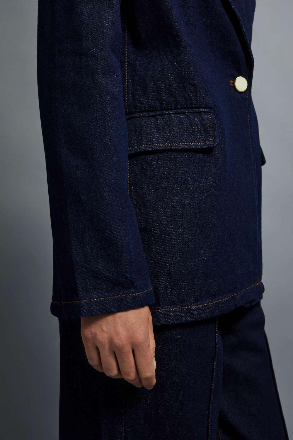 Jacket denim blue Z-MR-4203 MOODO