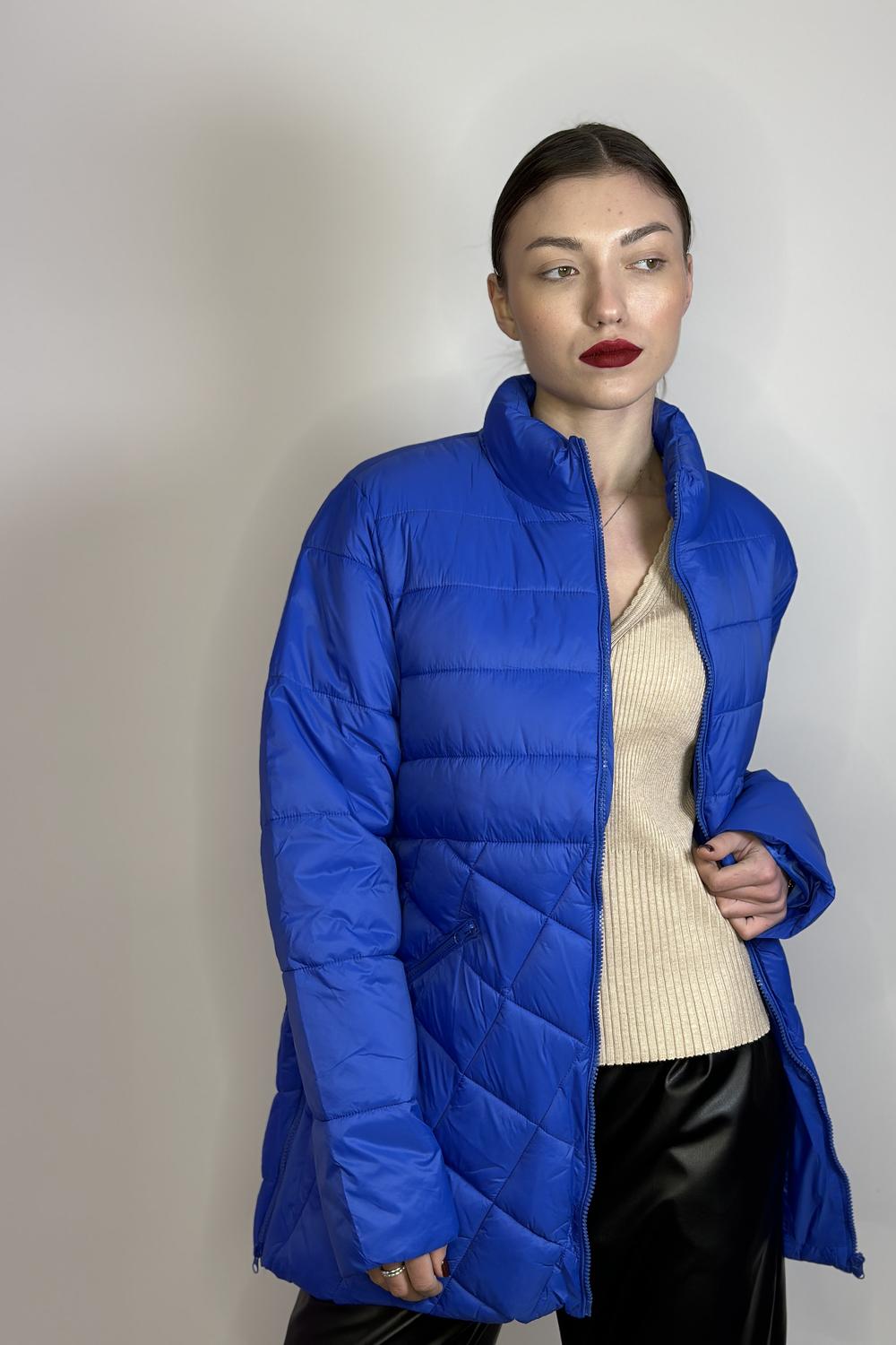 Куртка жіноча весняна синя FW22-802 Marina V