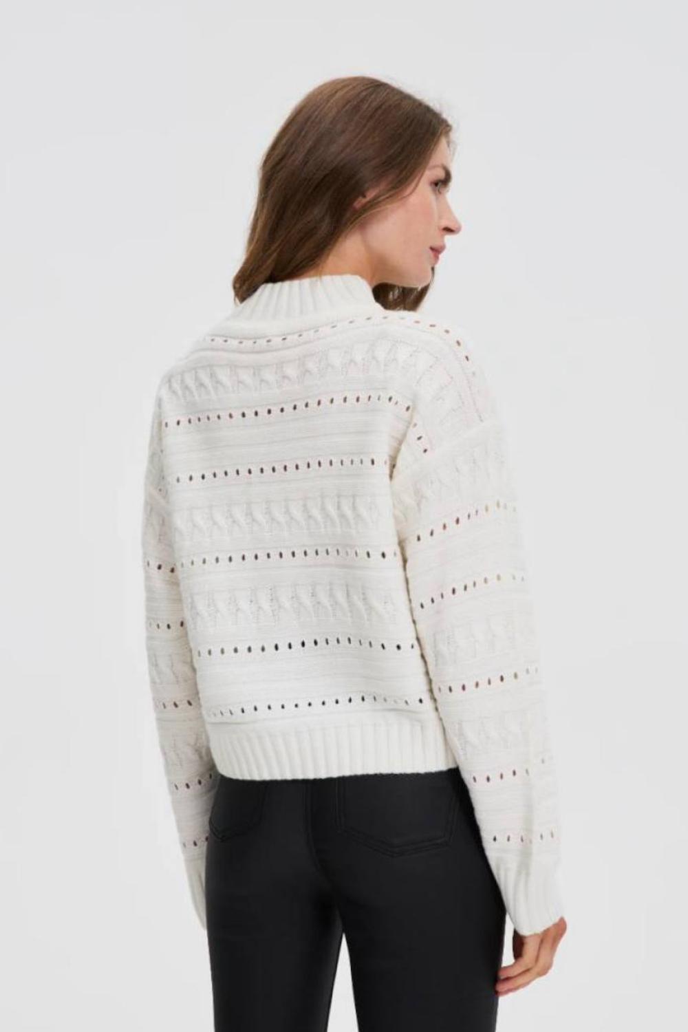 Women's white sweater