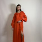 Сукня довга з розрізом 20AH564 Yuka Paris