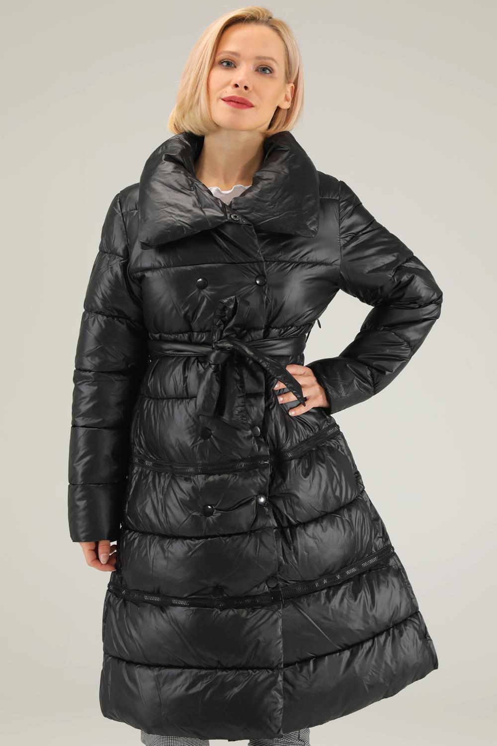Women's jacket-transformer black with length adjustment 76-9860 UNISONO