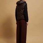 Women's warm eco-leather vest Z-KA-4205 MOODO