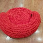 Individual Bed for Cats from the Best Plush Thread / Hand made by Polovchenko N.