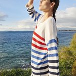 Jumper knitted in stripes MARINA V